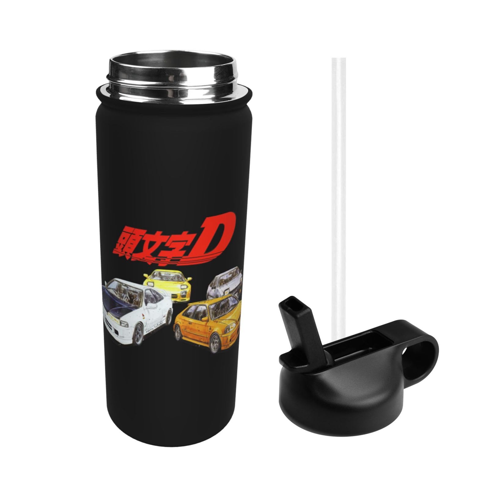 Amazon｜スポーツ水筒 頭文字d イニシャル D ステンレスボトル